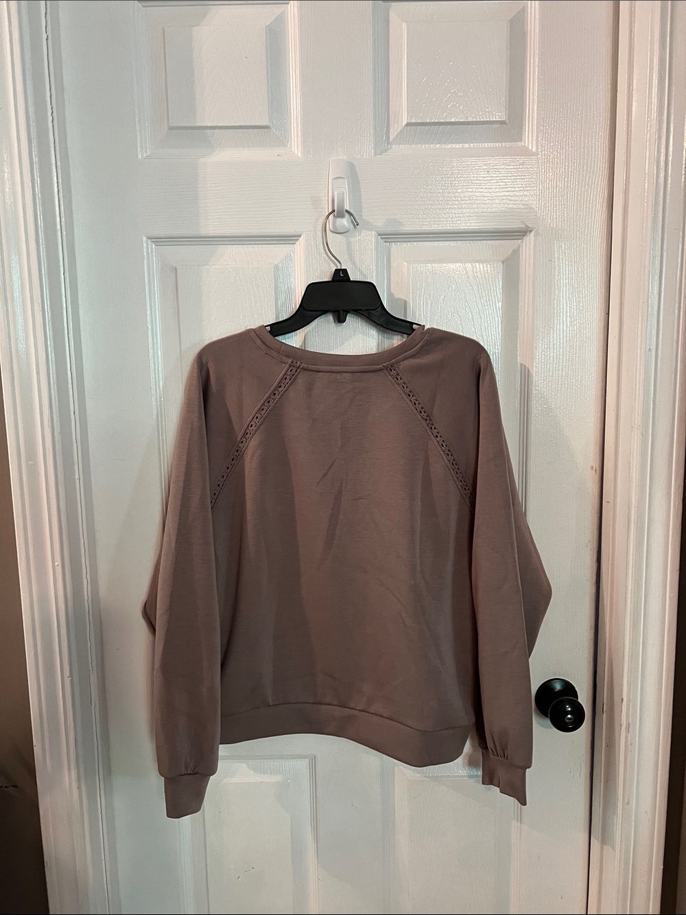 Neutral Mauve Lightweight Sweatshirt Set - Picture 5 of 7